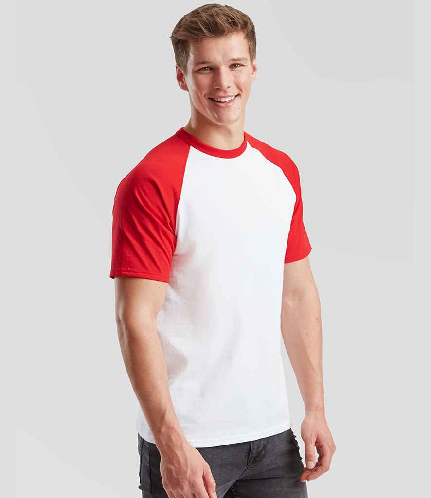Fruit of the Loom Contrast Baseball T-Shirt